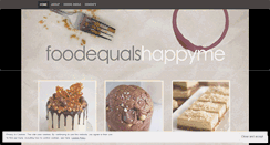 Desktop Screenshot of foodequalshappyme.com